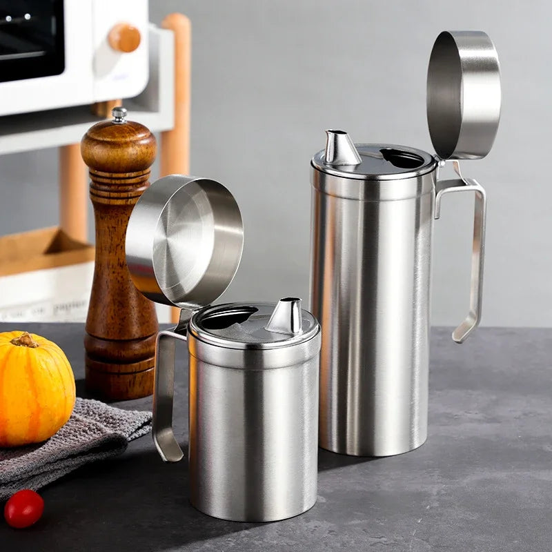 Stainless Steel Leak-Proof Oil Filter Strainer Soy Vinegar