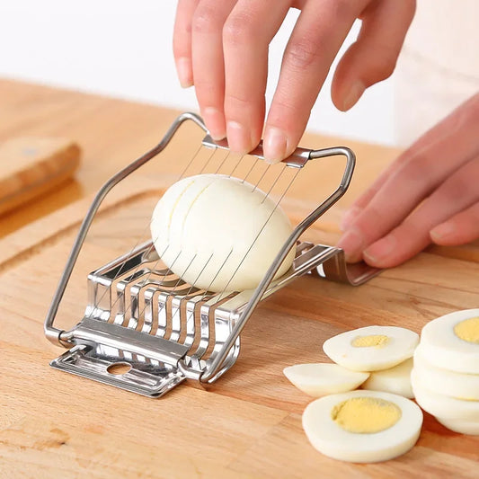 Vegetables Fruit Egg Slicer Section Cutter Stainless Steel
