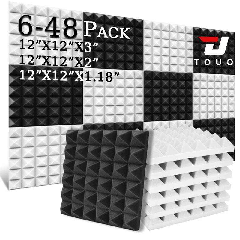 Touo Acoustic Foam 6-48 Sound Absorbing Sponge Pad