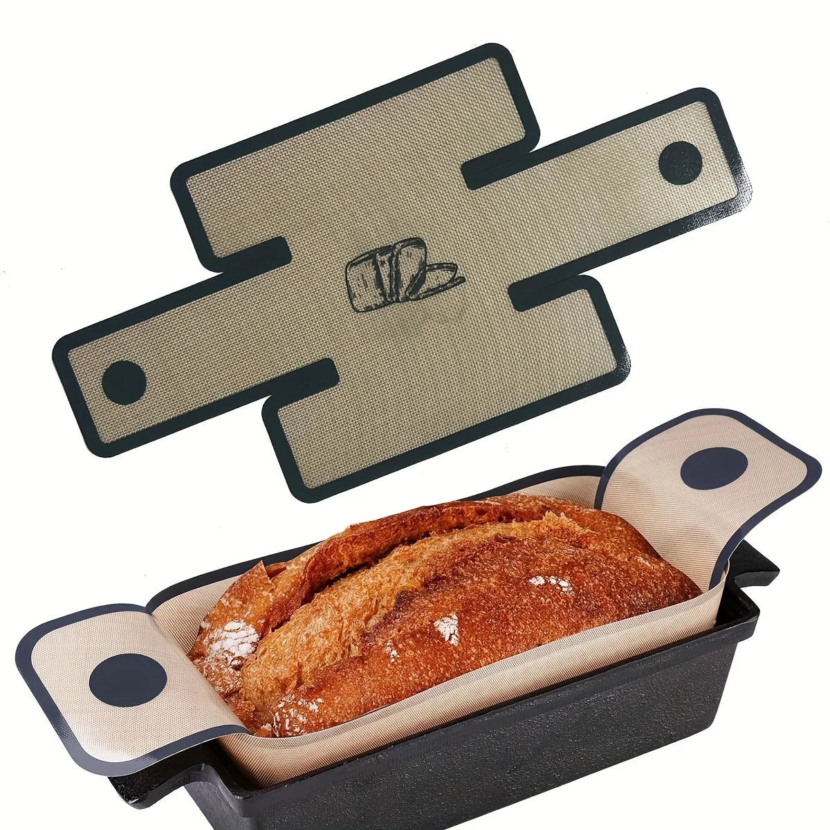 Silicone Bread Loaf Pan 22 86x12 Cm Baking