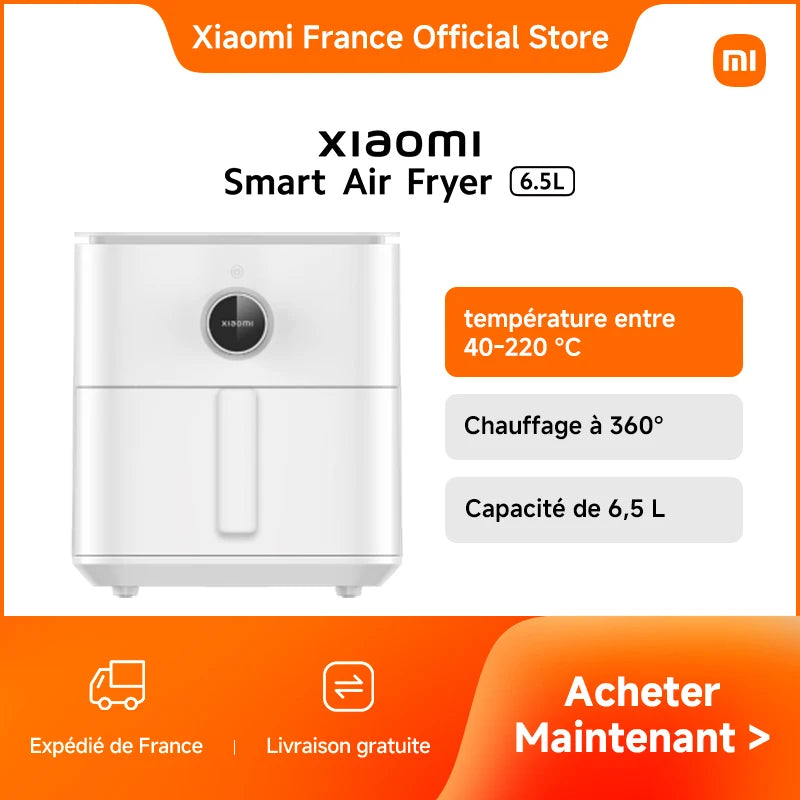 Officiel Xiaomi Smart Air Fryer 5l Chauffage 360