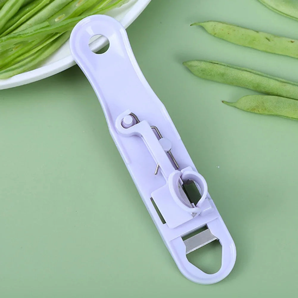 1pc Green Bean Slicer Cutter Vegetable Stringer Peeler