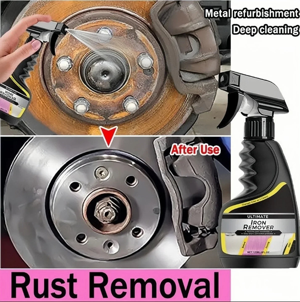 Hs68-Car Rust Remover Quick Remover Exhaust Pipe Rust