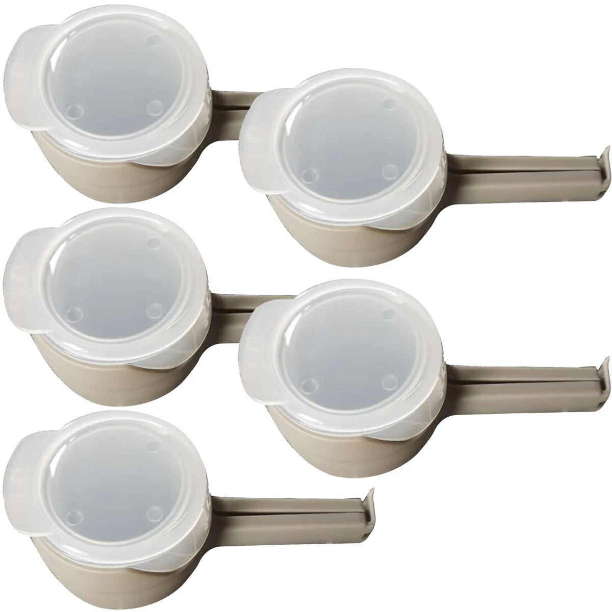 5pcs Sealer Clip Pour Spouts Food Storage Bag