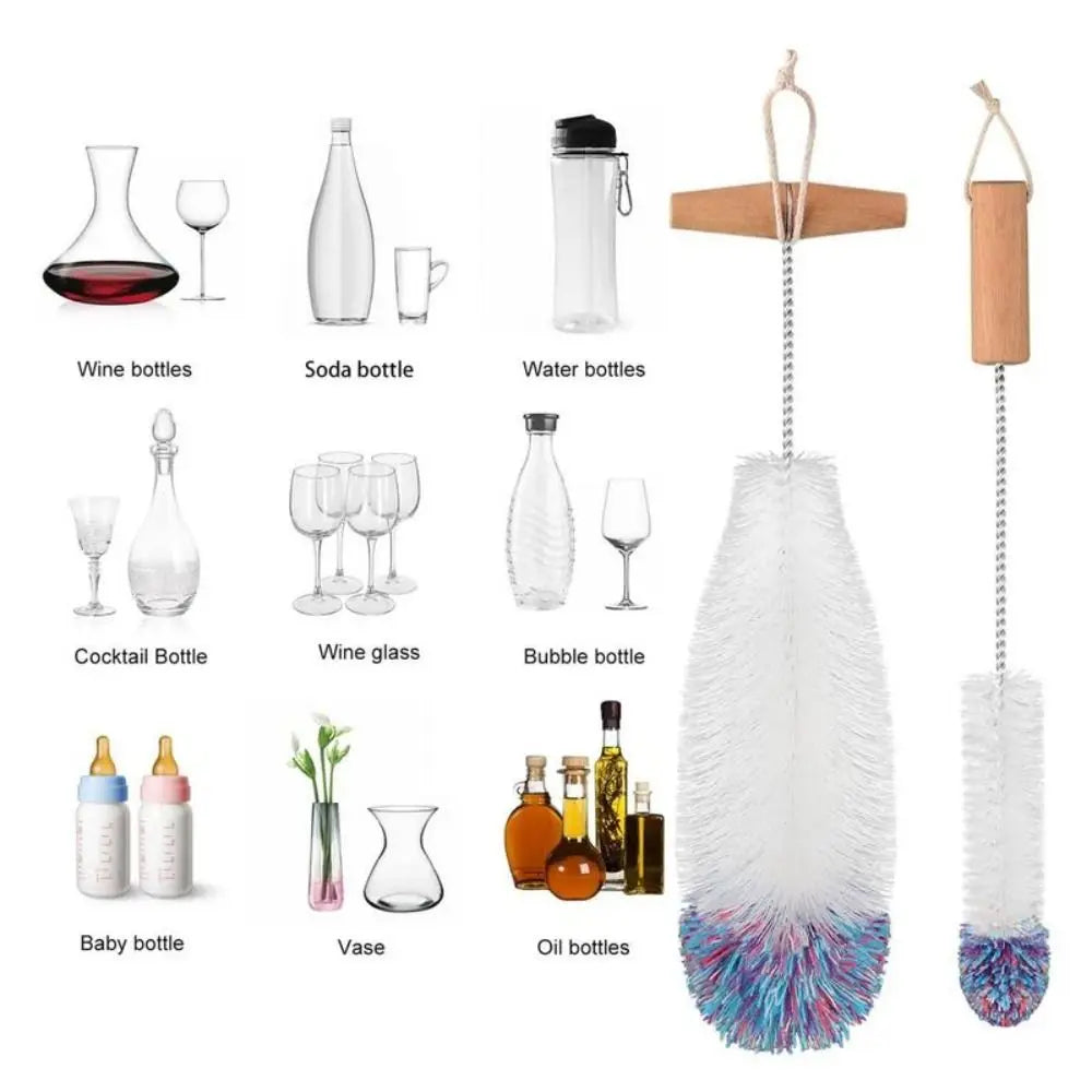 Soda Stream Bottle Brush Beechwood Handle Glassware Jars