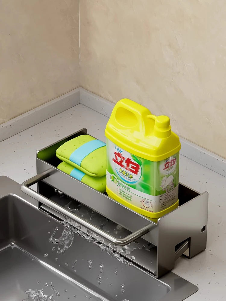 Sink Stand Sponge Holder Dish Drainer Organizers Storage