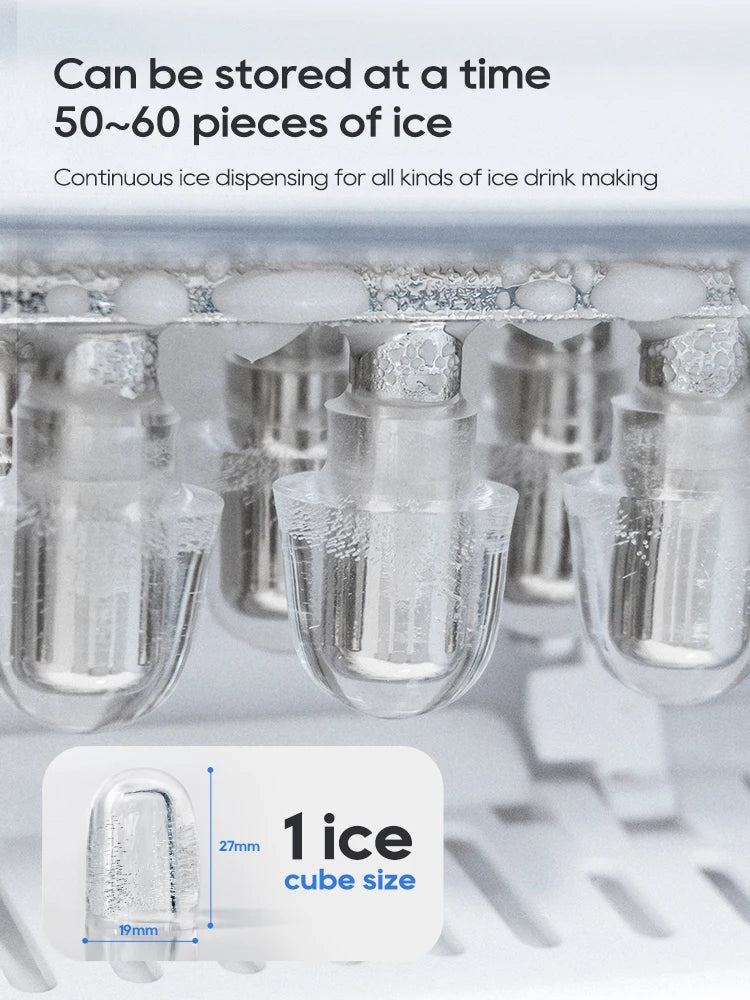 Hibrew Ice Maker Machine Automatic Ice Maker Self-Cleaning