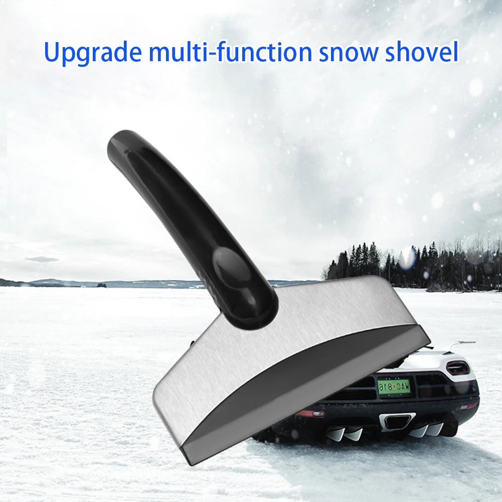 Stainless Steel Ice Scraper Snow Brush Windshield Ice