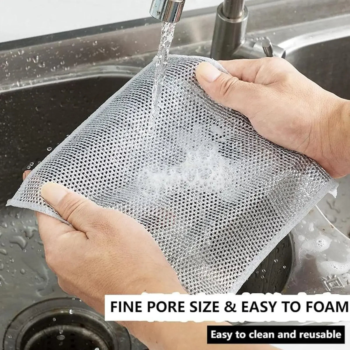 5/10/20/30pcs Dishcloths Multi-Purpose Wire Dishcloth Wet & Dry