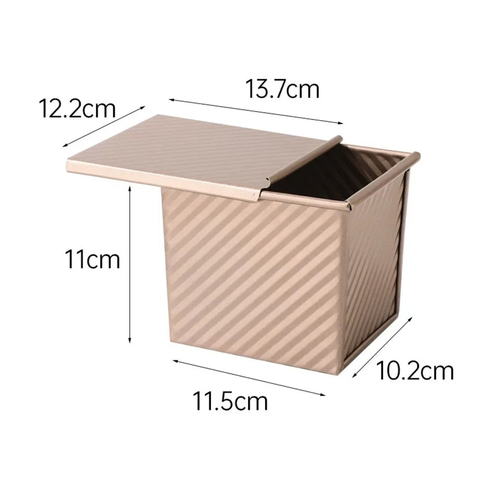 Carbon Steel Loaf Pan Rectangle Shape Cover Bread