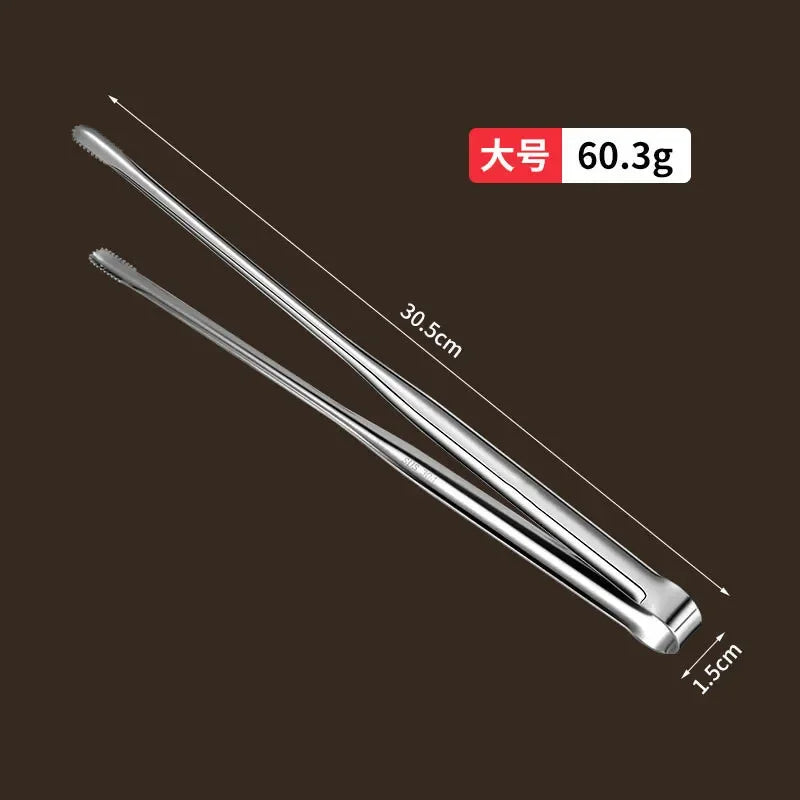 Stainless Steel Barbecue Tongs Japanese Bread Tongs Food