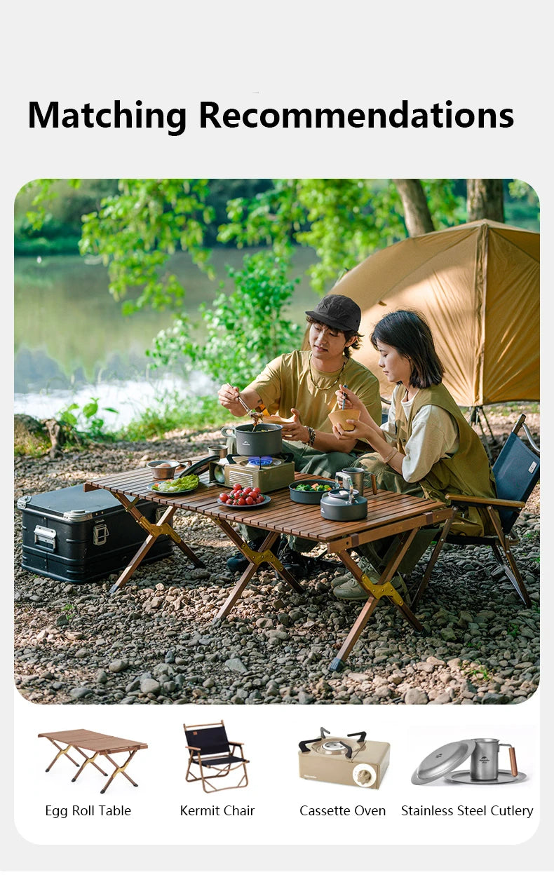 Naturehike Camping Cookware Kit Outdoor Frying Pan Kettle