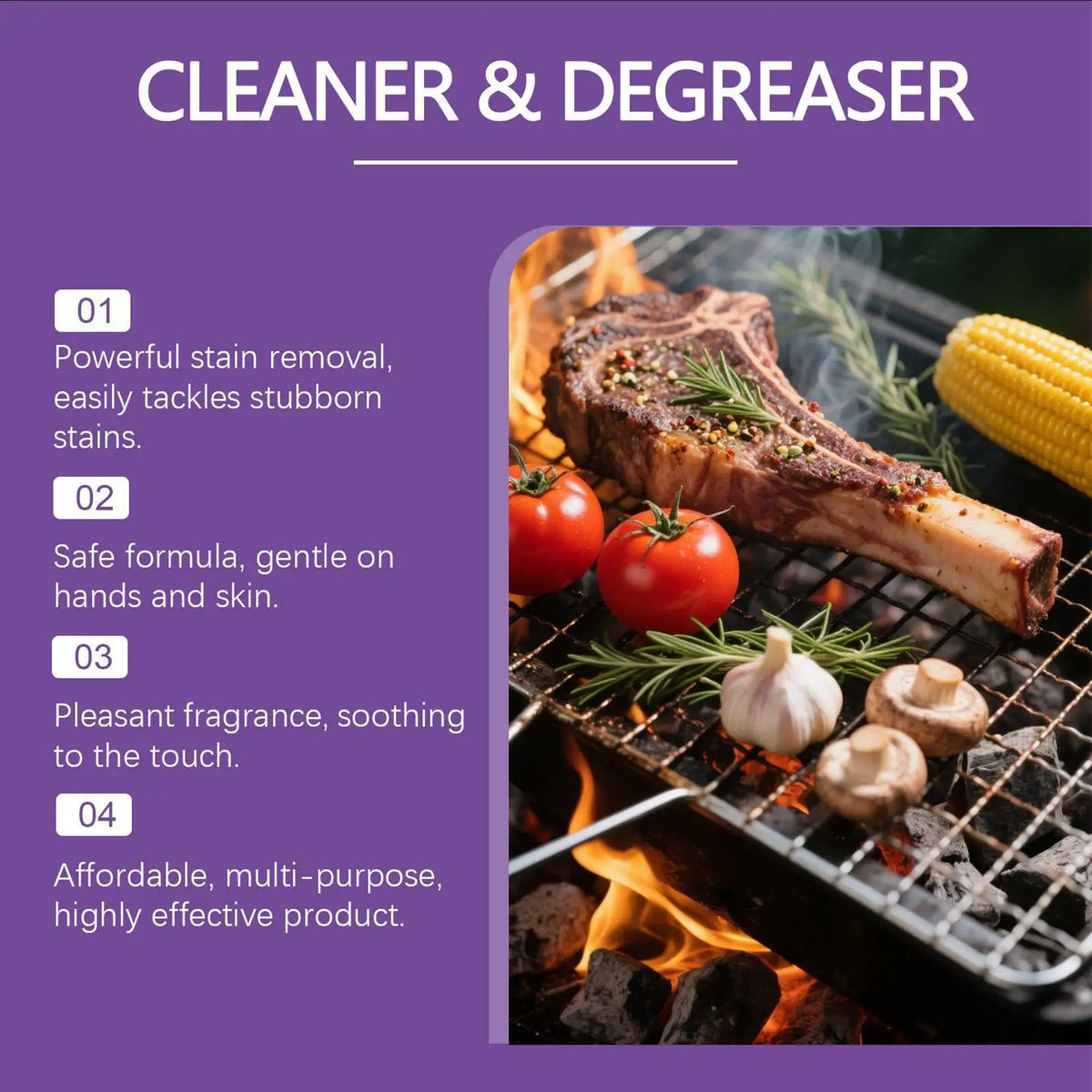 120ml Barbecue Rack Cleaner Powerful Cleaning Stubborn Grease
