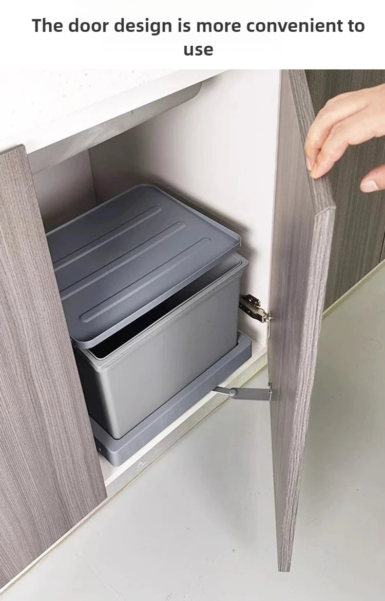 Large Capacity Trash Can Recycle Trash Bin Food