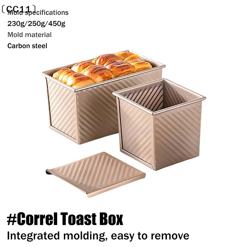 1pcs Rectangle Loaf Pan Cover Oven Baking Mould
