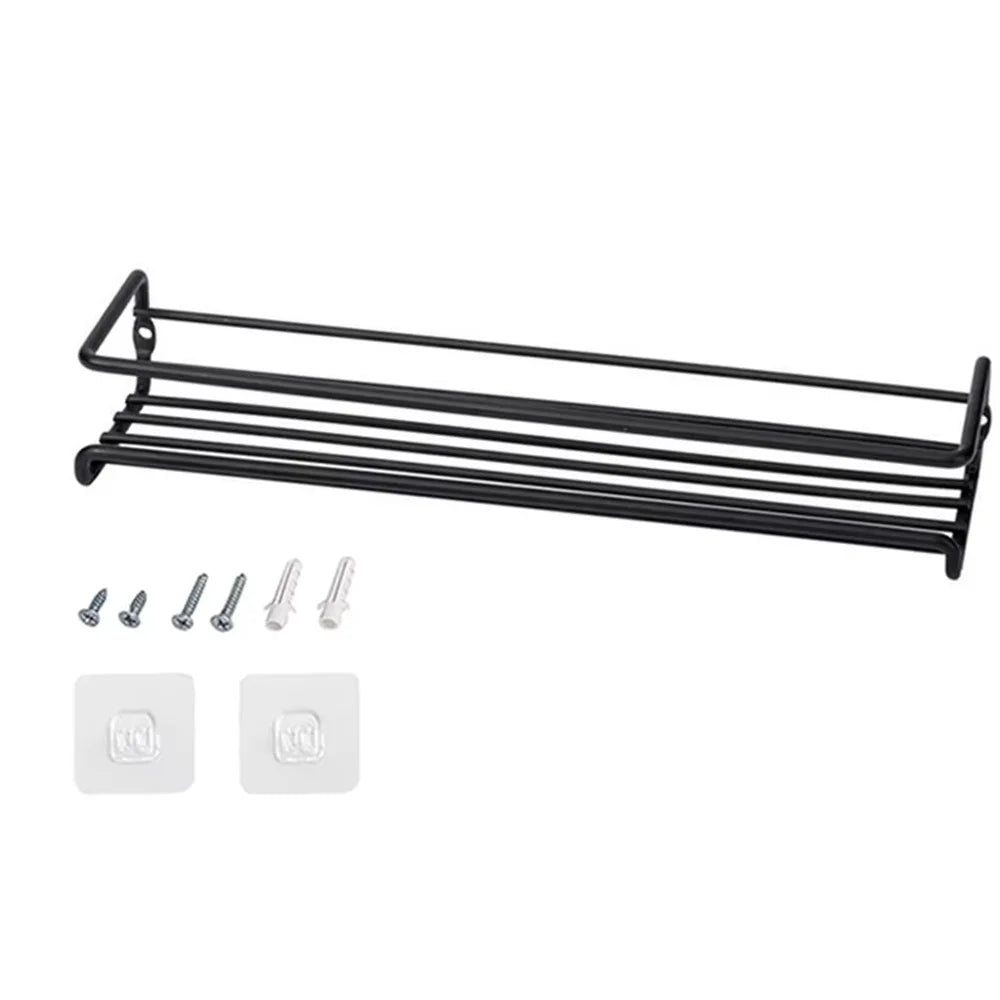 4/2pcs Spice Rack Organizer Wall Mount Storage Racks