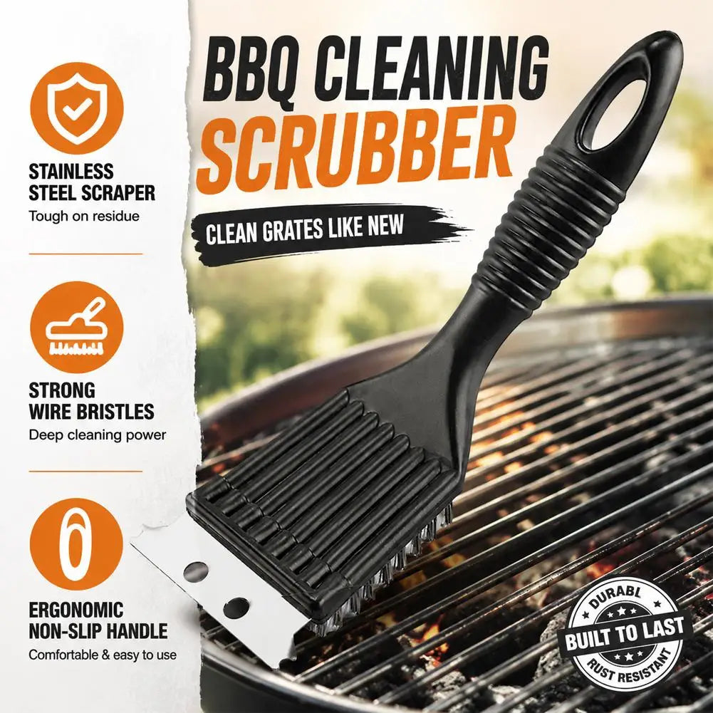 Outdoor Grill Brush Scraper Barbecue Grill Cleaning Brush