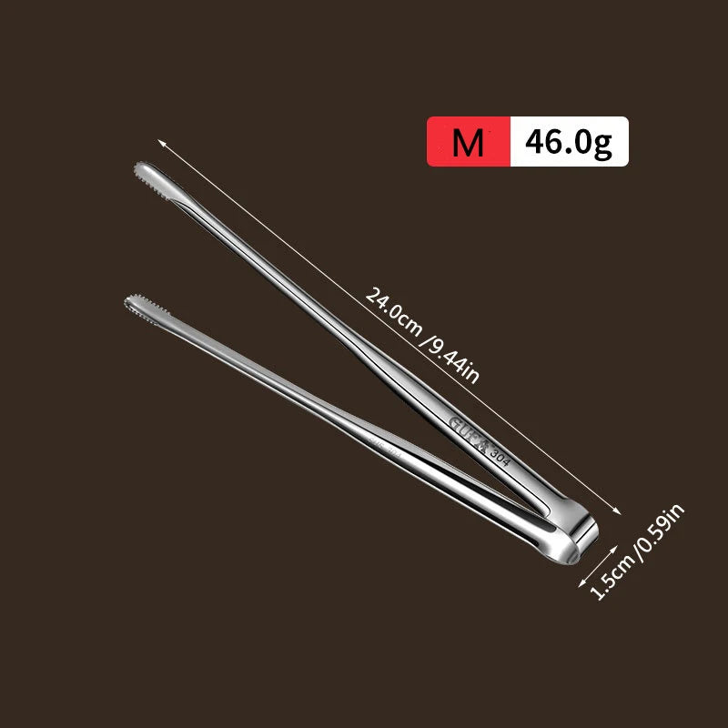 Barbecue Food Tong Non-Slip Cooking Clip Stainless Steel