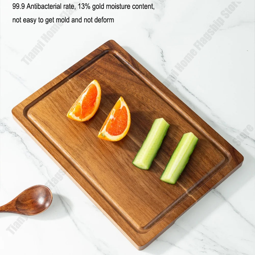 Acacia Wood Cutting Board Thickened Chopping Board Large