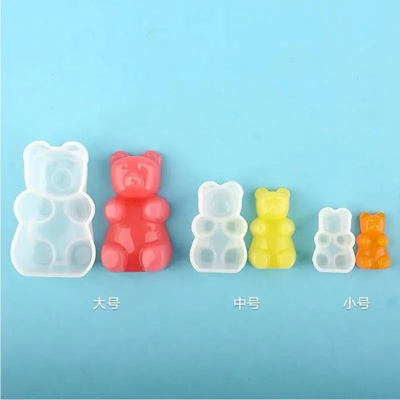 Gummy Bear Candy Silicone Mold Cake Chocolate Fondant