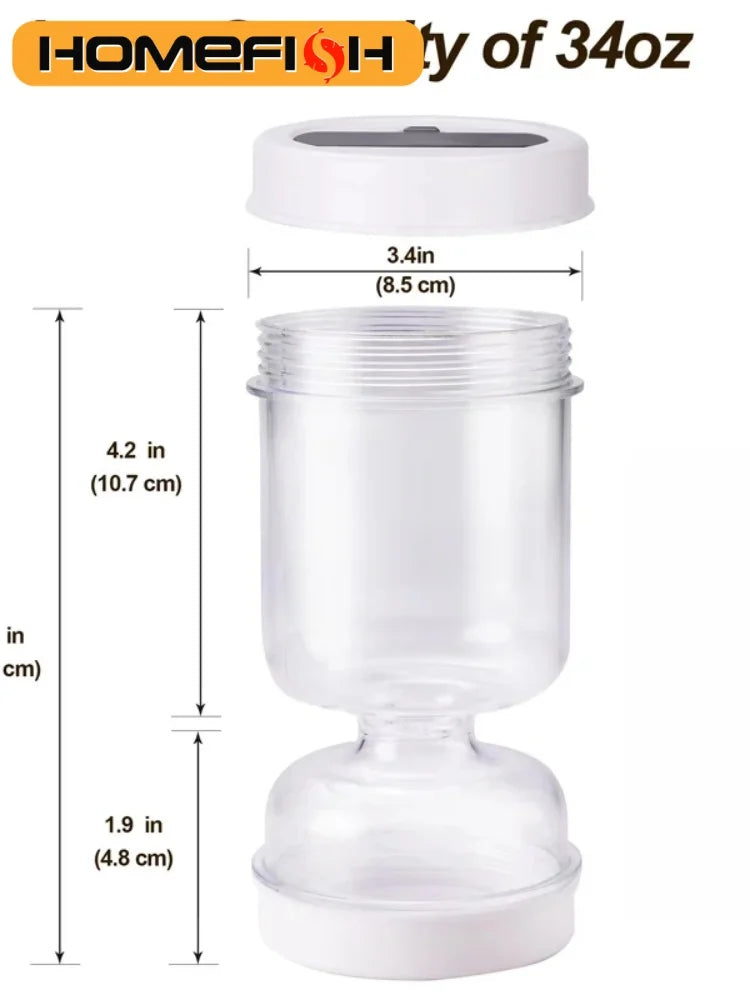 Olive Pickle Strainer Jar Olive Container Hourglass Jar