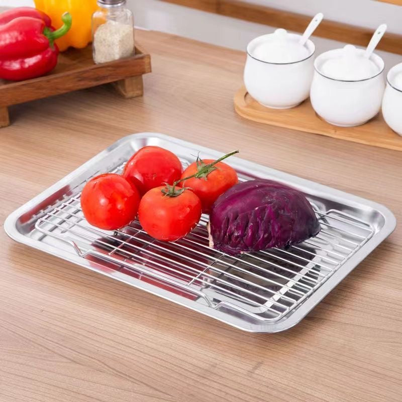 Baking Tray Removable Cooling Rack Stainless Steel Baking
