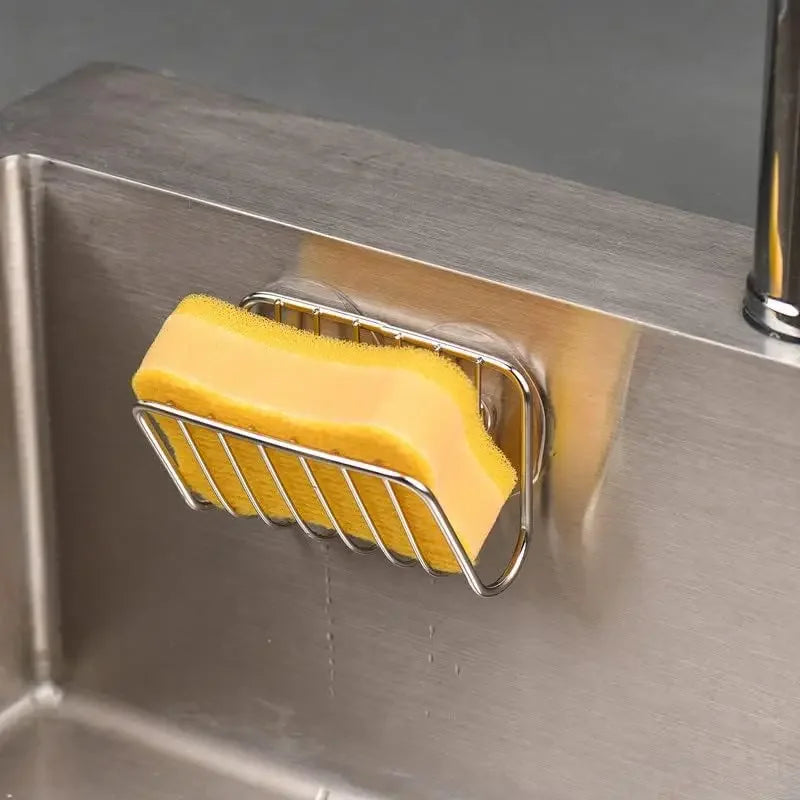 Sponge Holder Sink Stainless Steel Suction Cup Sponge