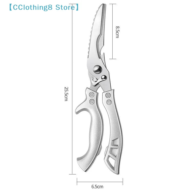 Multipurpose High Carbon Steel Chicken Scissors Ultra Sharp