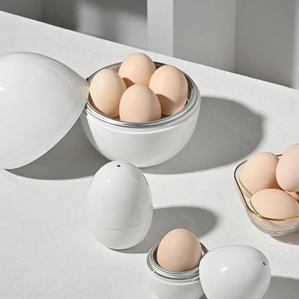 1/4 Eggs Microwave Egg Steamer Boiler Cooker Easy