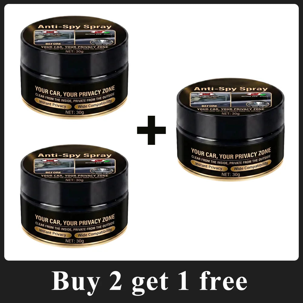 One-Way Privacy Vision Auto Glass Anti-Peep Cleaning Paste