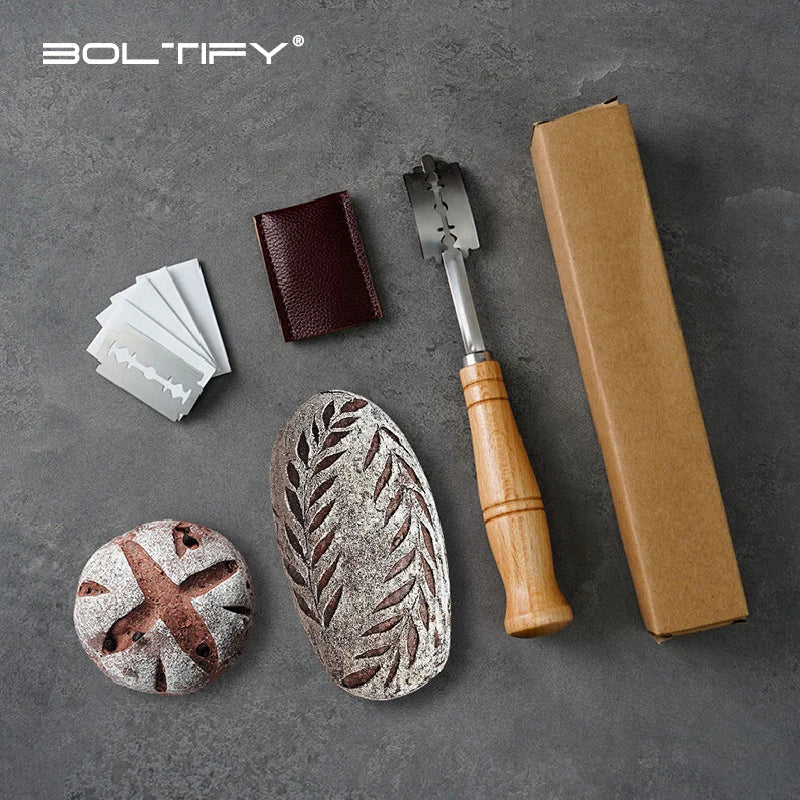 Bread Cutter Wooden Handle Bread Lame Slashing Razor