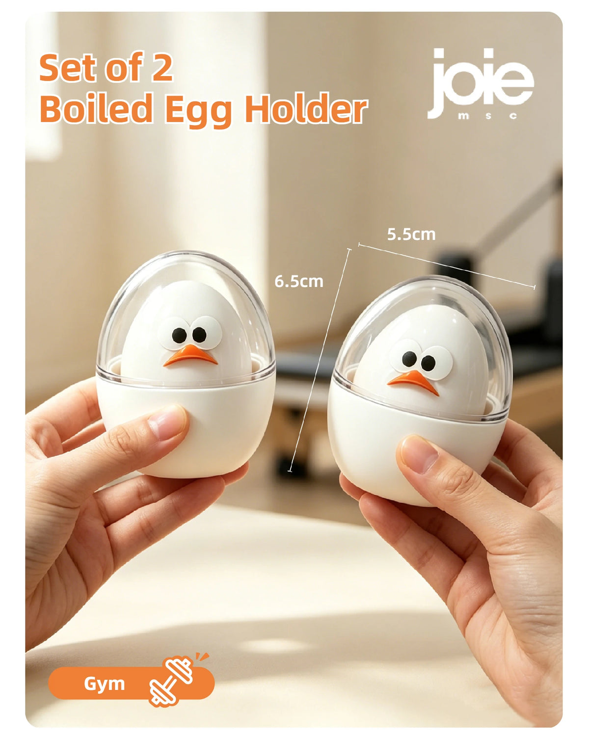 Joie Egg Holder 2pcs Shatter Proof Egg Case