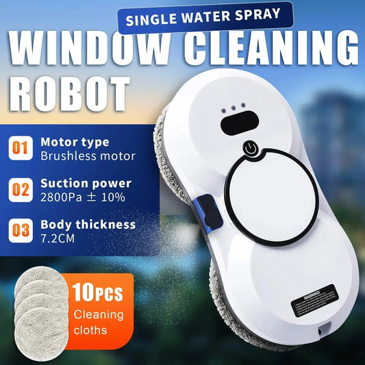 Water Spray Window Cleaning Robot Tank Smart Window