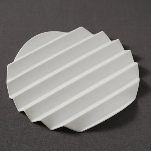 Ceramic Partition Dessert Plate Dish-Setting Of Supramolecular