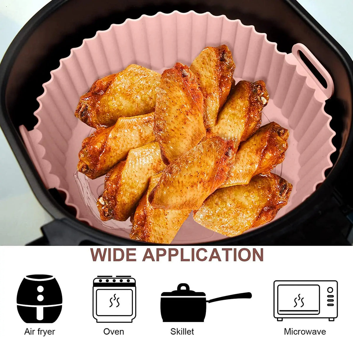 Air Fryer Silicone Basket Thicken Silicone Mold Air