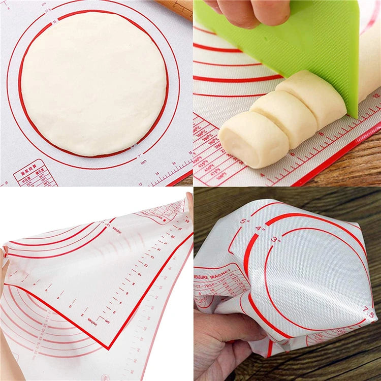 Silicone Baking Mat Non-Slip Pastry Mat Rolling Dough