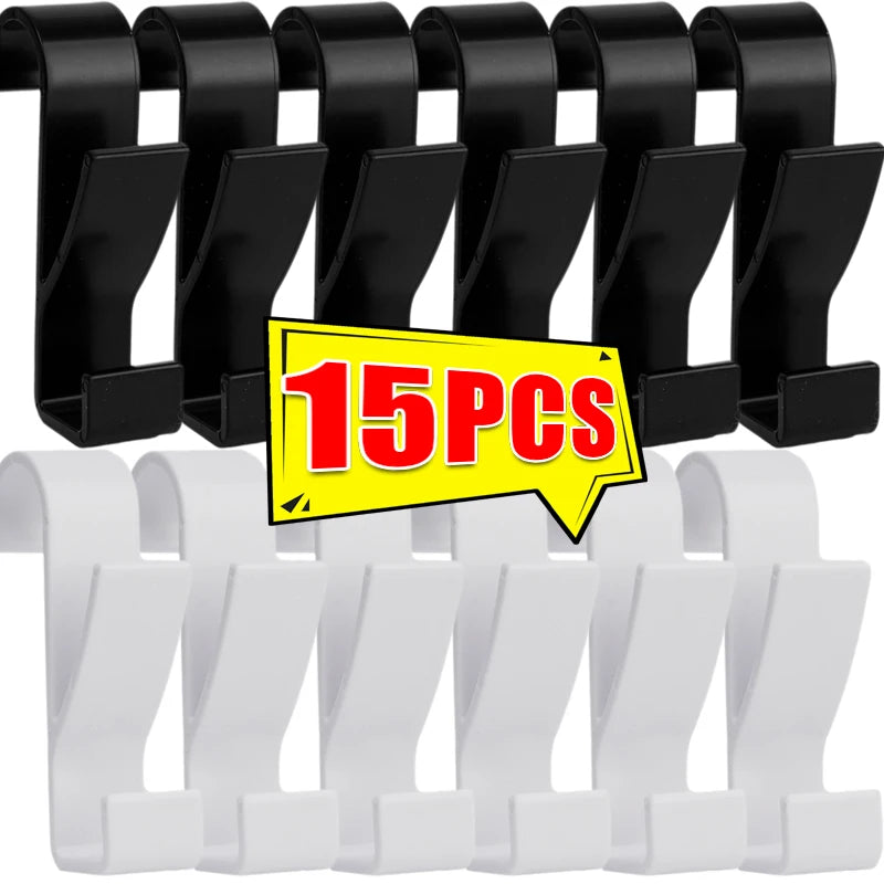 3/15pcs Bathroom Hanger Clips Heated Towel Radiator Rail