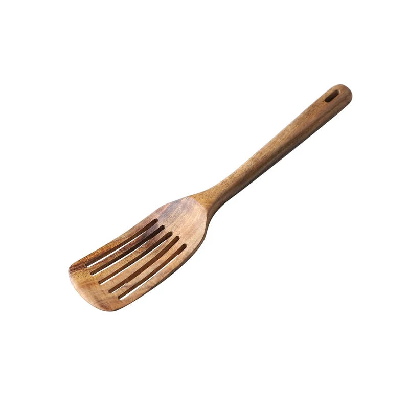 Teak Spatula Of Wooden Spatula Cooking Nonstick Cooking