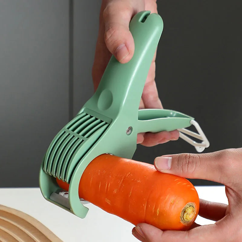Stainless Steel Vegetable Fruit Slicer Multi Functional Salad
