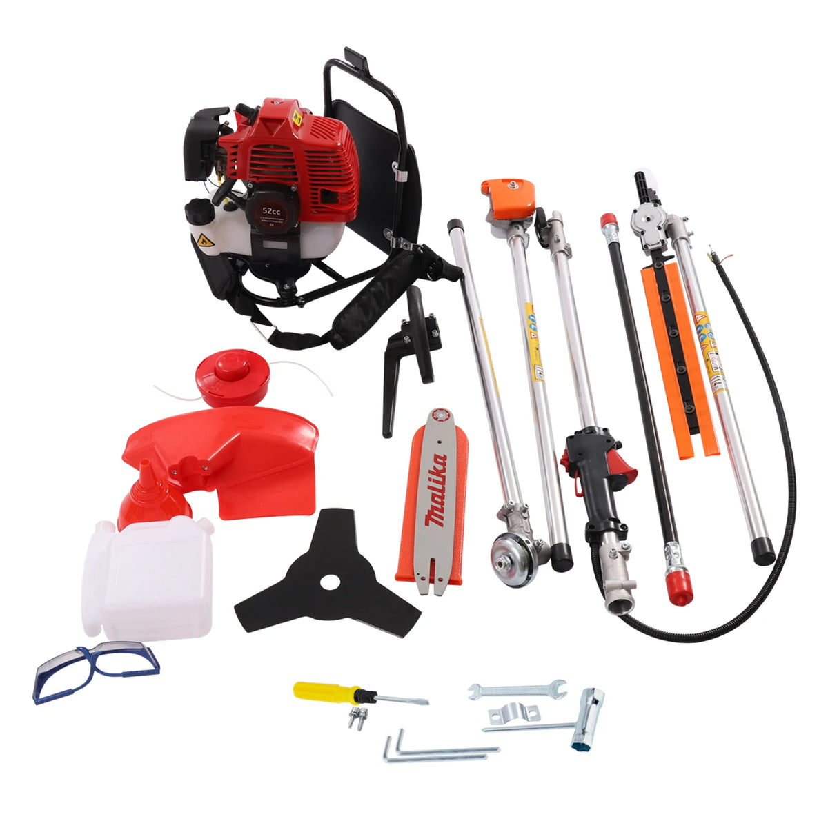 52cc Backpack Gas Lawn Mower Weed Wacker Grass