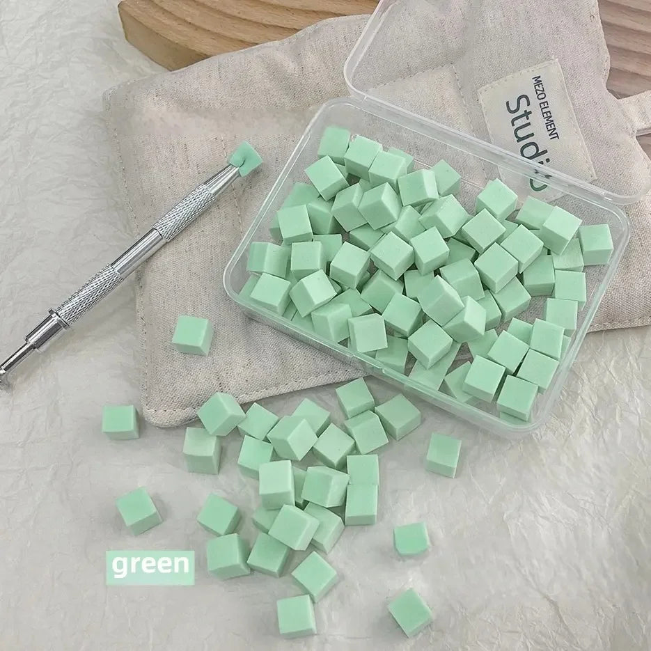 1set 100pcs Nail Care Gradual Pat Cotton Clip