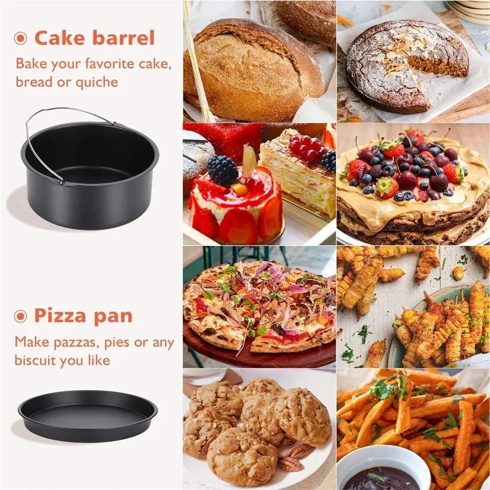 6/7/8 Inch Non-Stick Cake Pan Oven Air Fryer