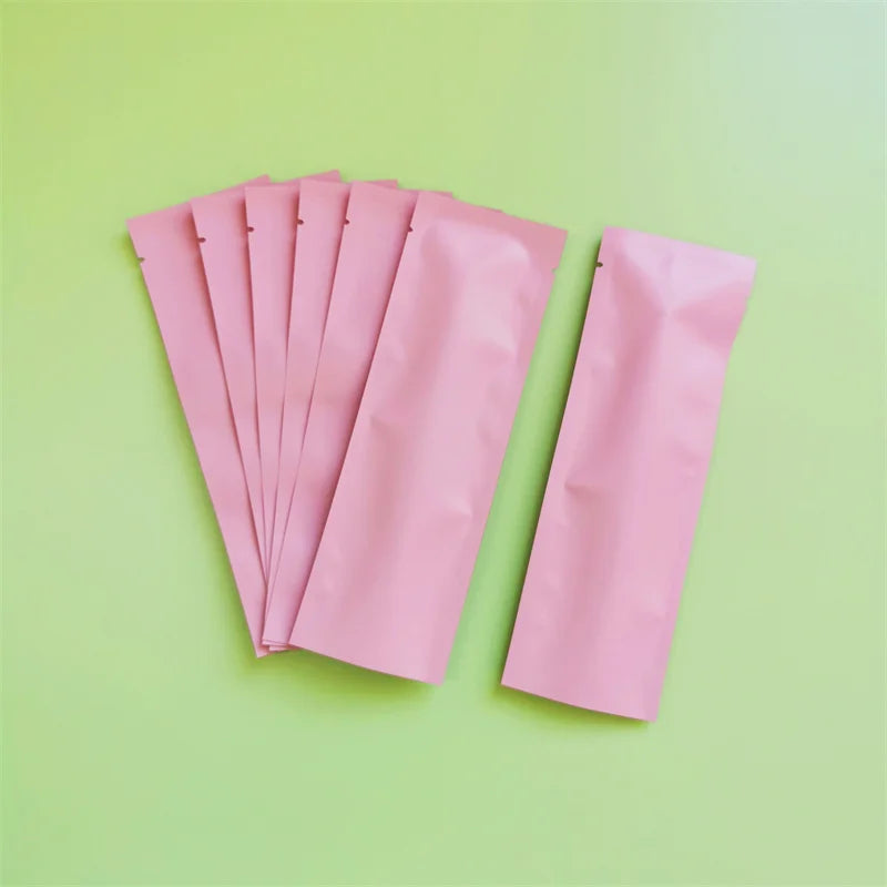 100pc Small Heat Sealable Foil Bags Colors Mylar