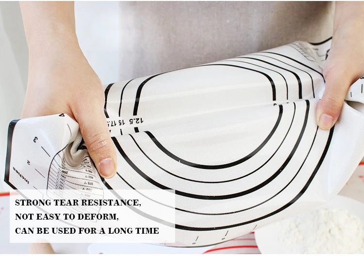 Untior 1pcs Silicone Baking Mat Kneading Pad Dough