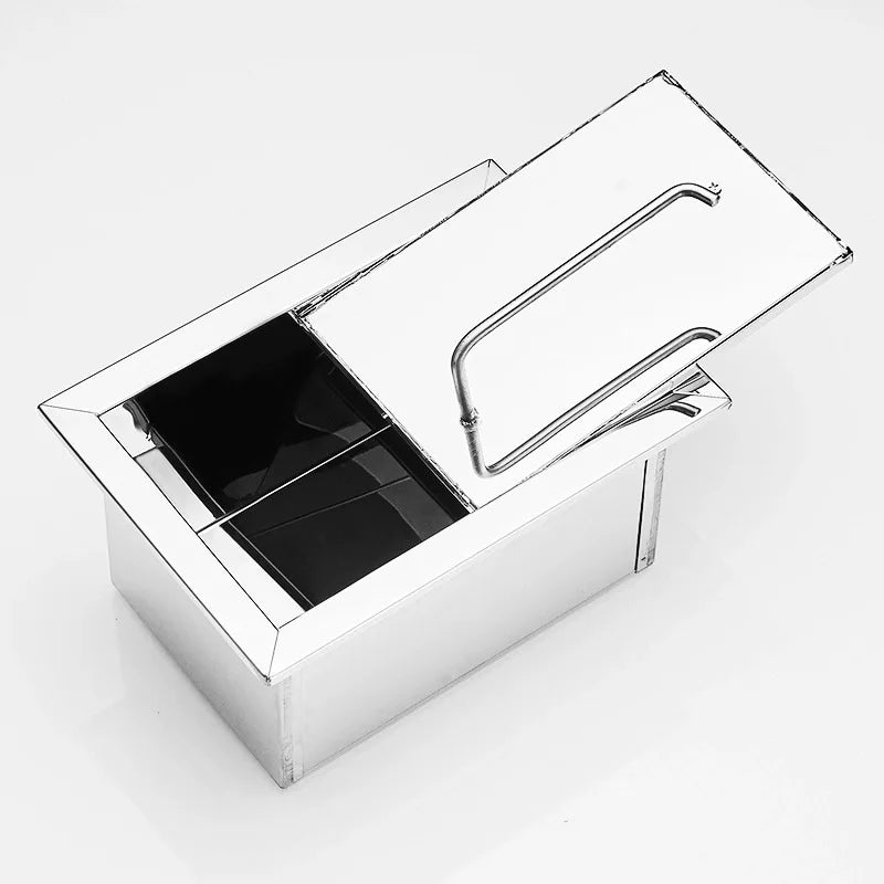 Recessed Matte Black Recessed Toilet Paper Roll Holder