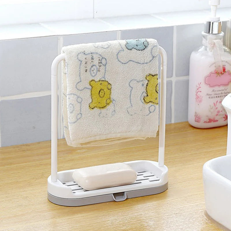 Dishcloth Drainer Rack Towel Rack Dishcloth Holder Countertop