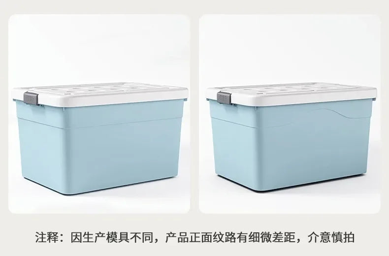 Extra Large Plastic Storage Box Heavy-Duty Reinforced Moving