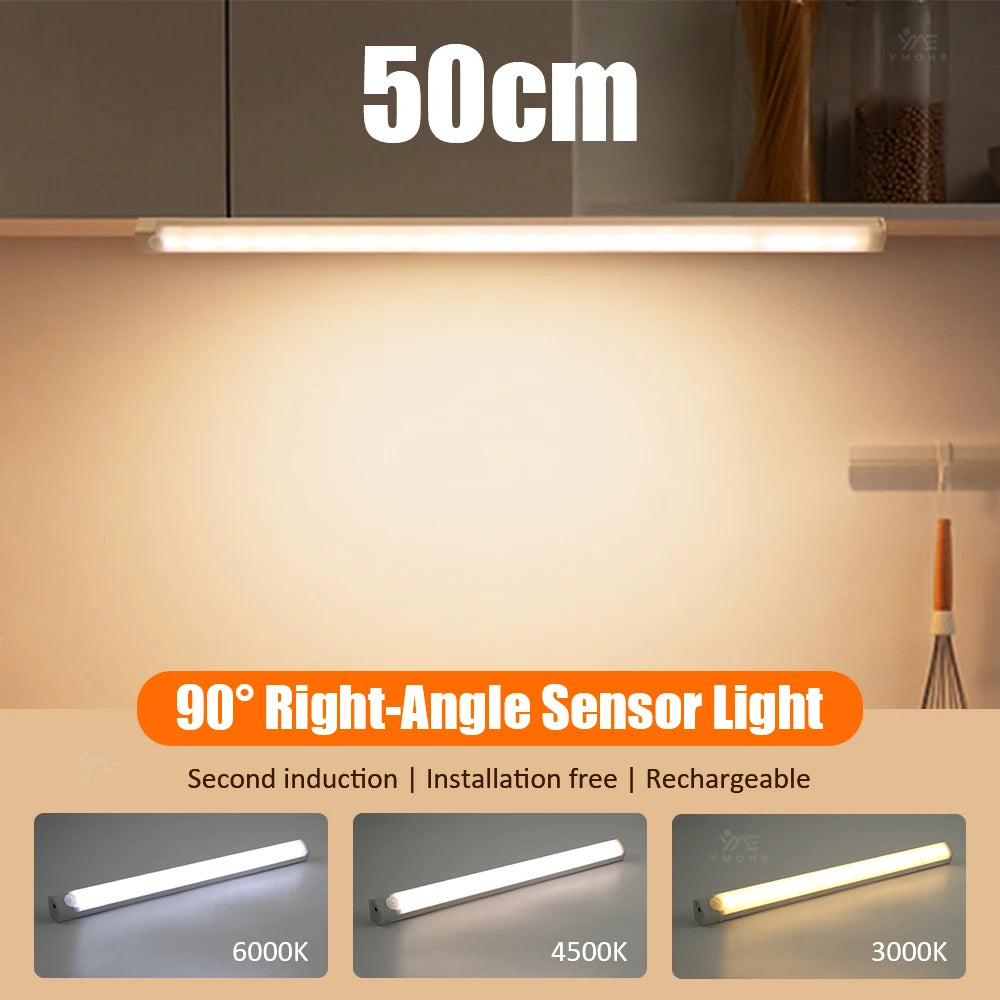 90 Led Light Strip Usb Rechargeable Lights Magnetic