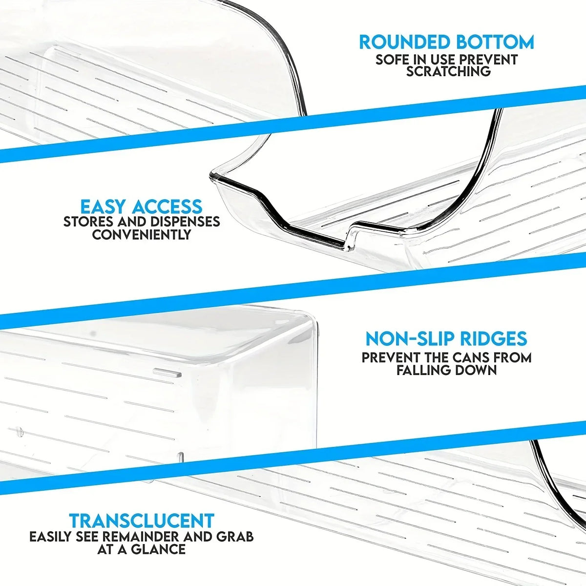 Refrigerator Storage Box Fridge Organizer Storage Cans Soda