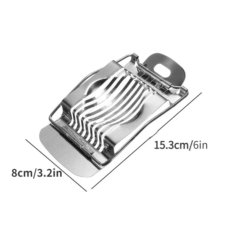 Vegetables Fruit Egg Slicer Section Cutter Stainless Steel